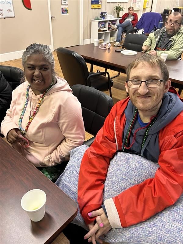 ERC clients having fun making craft projects