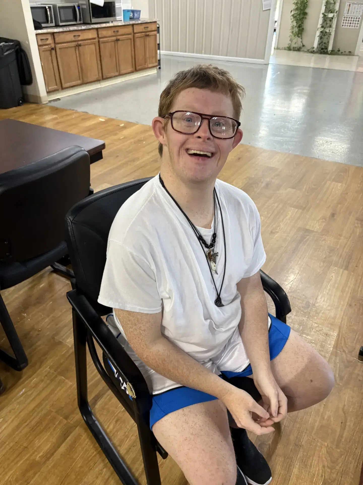 A young ERC client smiling