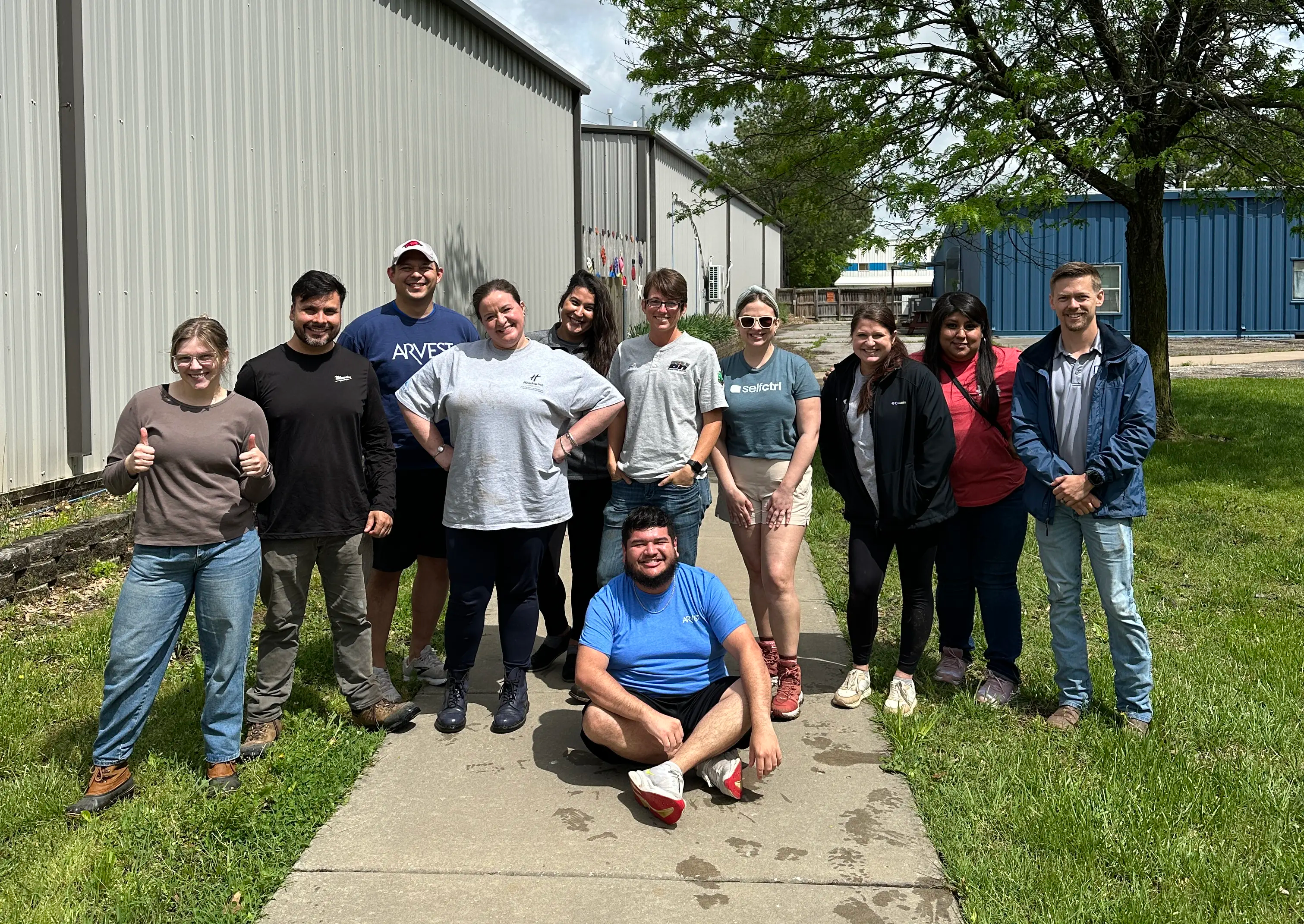 ERC staff posing at the Serve Springdale 2025 event